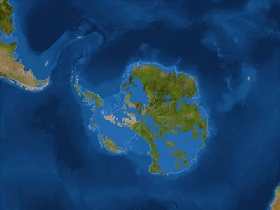 darosoldier - Tak wygląda Antarktyda bez pokrywy lodowej
#geografia #mapy #kartograf...