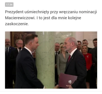 n.....l - Relacja z zaprzysiężenia Rady Ministrów na gazeta.pl - obiektywizm level 85...