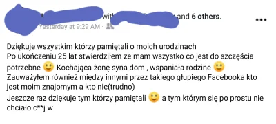 trzeci - Kiedy życzenia na Facebook stają się najważniejsze na świcie. Ludziom #!$%@?...