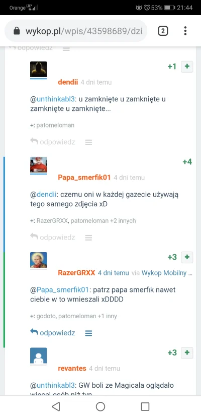 Papa_smerfik01 - @RazerGRXX: a ty masz rozdwojenie jaźni 4 dni temu normalnie gadałes...