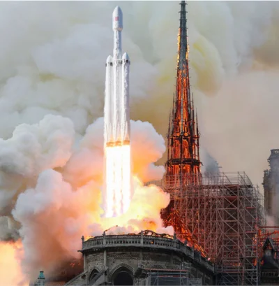 Pizdryk12 - nie mogłem sie powstrzymać. przepraszam
#notredame #falconheavy #czarnyh...