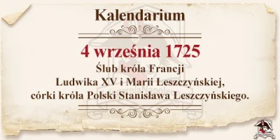 ksiegarnia_napoleon - #slub #francja #leszczynski #kalendarium