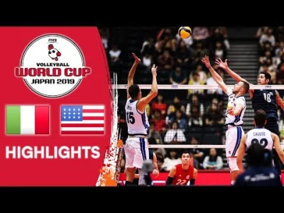 b.....u - ITALY vs. USA - Highlights | Men's Volleyball World Cup 2019 || Grupa A || ...