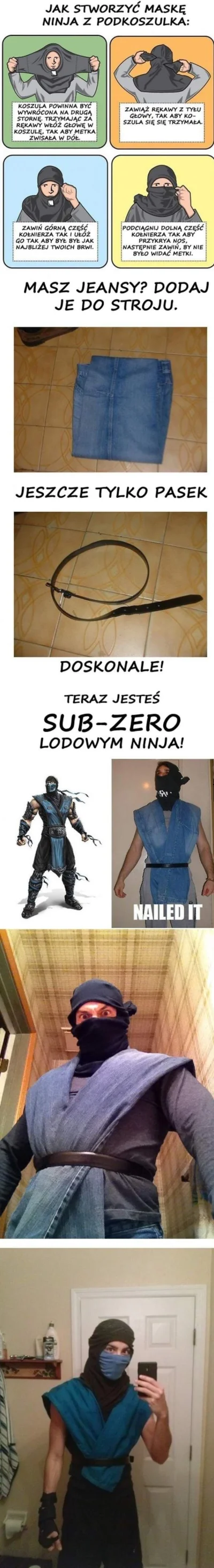 Cesarz_Polski - #cosplay #mortalkombat #subzero #heheszki #modameska