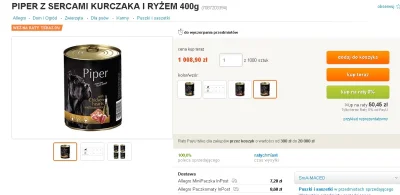 qiqo17 - chyba kupię puszkę 400 gram dla psa... z sercami kurczaka z ryżem.... #!$%@?...