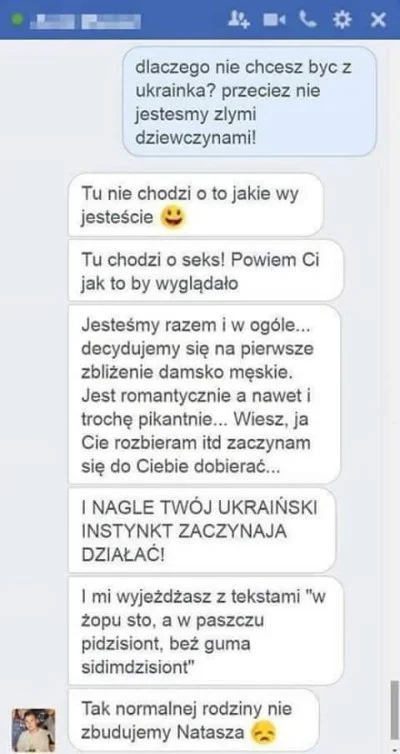 Lord_Hunter - gadam na tinderze z Ukrainką i co próbuję jej odpisać to przez wypok wi...