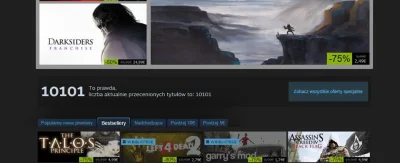 WlosyNaMydle - Dlaczego na steam tylko 21 gier jest w promocji? ( ͡° ʖ̯ ͡°)
#heheszk...