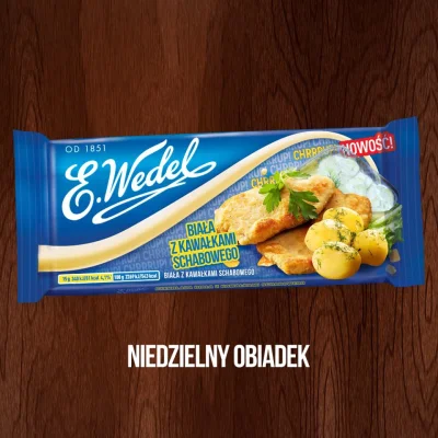 FelisViridis - Czekolada o smaku polskiego, niedzielnego obiadku ( ͡° ͜ʖ ͡°)

#hehe...