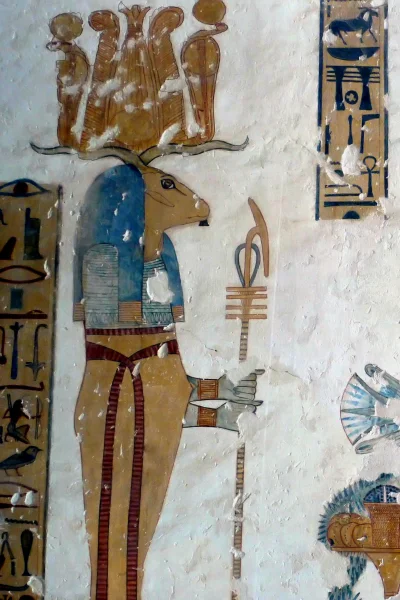 myrmekochoria - Malowidło ścienne z grobowca KV19, XII wiek przed naszą erą.

#star...