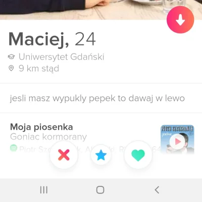 N.....n - W sumie śmiechłam XD ¯\(ツ)/¯
#tinder #heheszki #niebieskiepaski