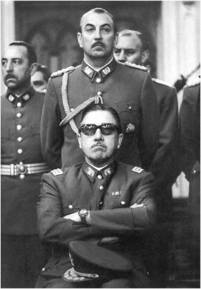 Mzil - Generał Augusto Pinochet po udanym wojskowym zamachu stanu w Chile, 11. wrześn...