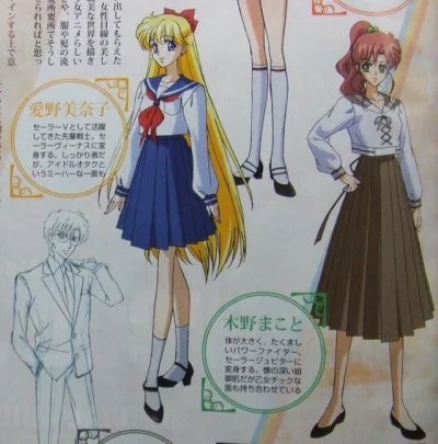 80sLove - Pierwszy rzut oka na projekt postaci Tuxedo z anime Sailor Moon Crystal... ...