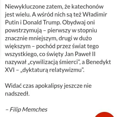adam2a - Wg polskiej prawicy Putin realizuje testament Jana Pawła II. 

Piąta kolum...