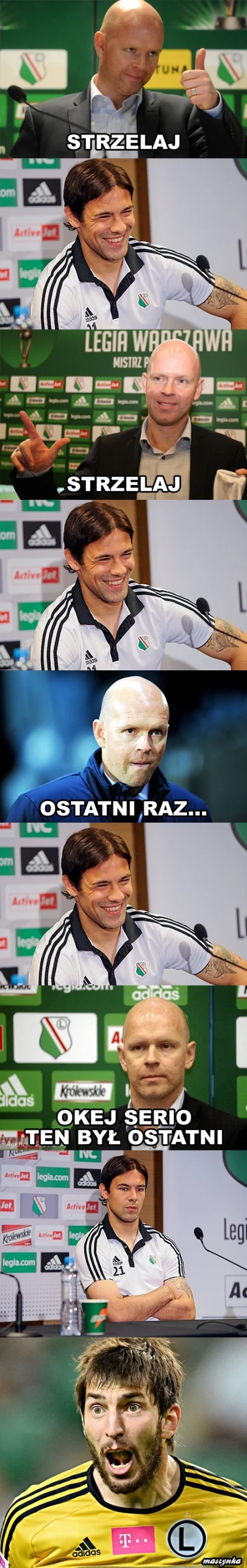 maszynka - #kuciak

#heheszki 

#berg

#vrdoljak

#legia

#mecz