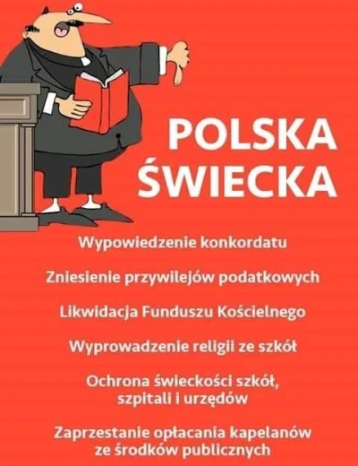 s.....0 - Tylko Świecka Polska :)
#polska #polityka #religia #bekazkatoli #bekazpraw...