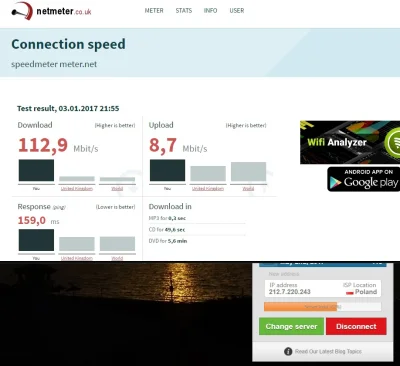 l.....e - Chociaż NordVPN mam od dawna to nigdy nie testowałem prędkości na żadnej st...
