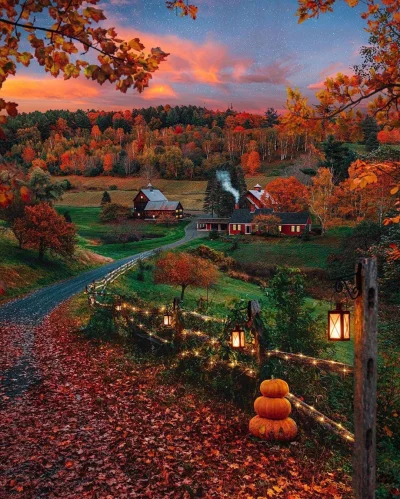 Vndone - Jesień, gdzieś w stanie Vermont, USA
#estetyczneobrazki #earthporn #fotogra...