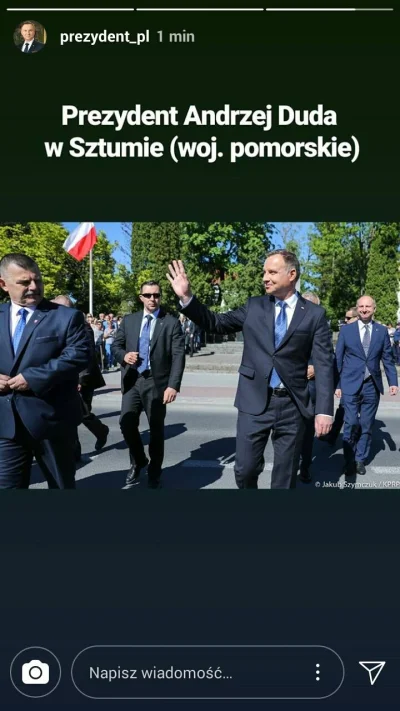 lukaszbyt - Andrzej Duda w Sztumie #sztum #andrzejduda ( ͡° ͜ʖ ͡°)