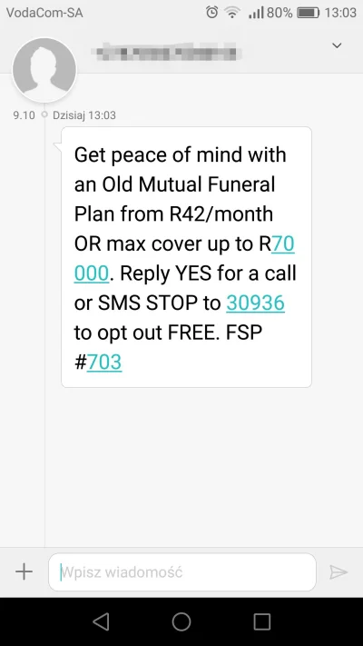 Ethordin - SMS-owy spam w RPA przybiera ciekawe oblicze (✌ ﾟ ∀ ﾟ)☞

#rpa #rpameksykie...