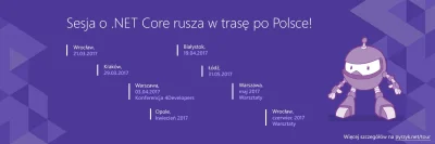 spetz - Cześć,
Zapraszam(y) Was na .NET Core Tour czyli serię wykładów (a później ró...