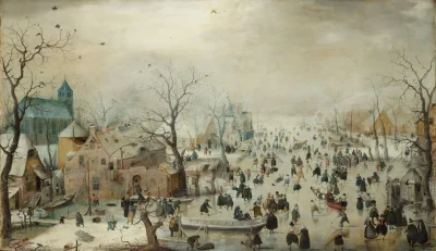 myrmekochoria - Hendrick Avercamp, Zimowy pejzaż z łyżwiarzami, Holandia XVII wiek

...