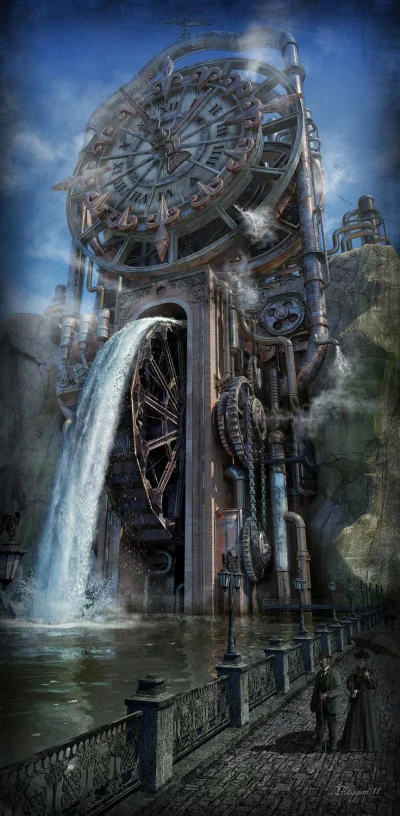 Montago - "Clock Tower".
#steampunk #fantastyka #scifiart 
SPOILER
