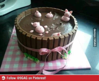 b.....q - Kiedyś znalazłem w necie taki tort i postanowilem zrobic żonie na urodziny....
