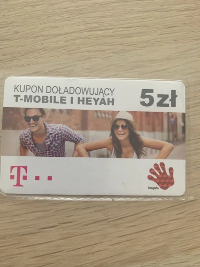 gniewnypolak - #rozdajo doładowanie do #tmobile 5 zł zakupione swego czasu przez przy...