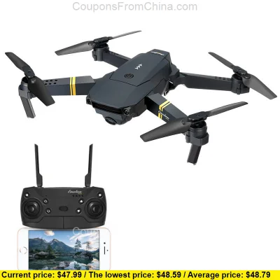 n____S - Eachine E58 Drone RTF 2.0MP Three Batteries - Banggood 
Cena: $47.99 (185,1...