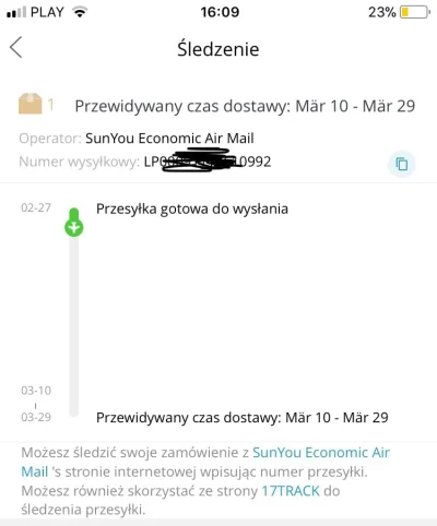 szymon-ambroziak - #aliexpress #tracking Dopłaciłem 1.5$ do China post registered air...