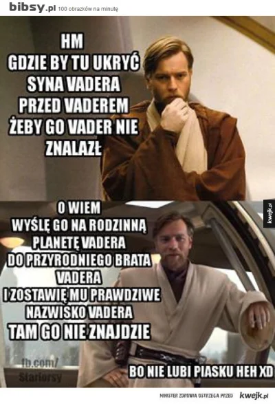 xandra - Typowy Obi Wan jest typowy ( ͡° ͜ʖ ͡°)

#starwars #gwiezdnewojny #heheszki