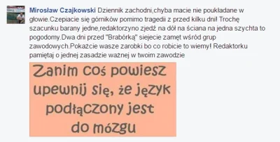 JestemZSosnowca - kocham komentarze pod waszymi postami @DziennikZachodni "ino górnik...