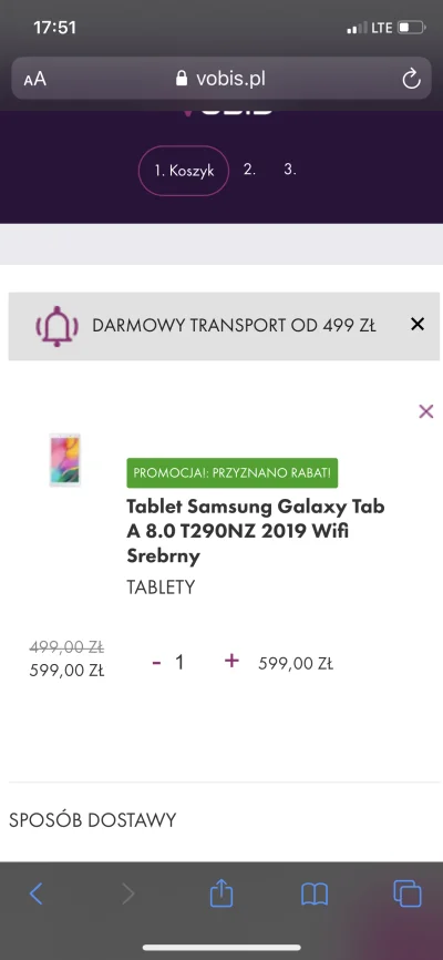 R.....D - Uwaga.. mega rabat w sklepie Vobis. Dodajesz do koszyka produkt Samsung Gal...