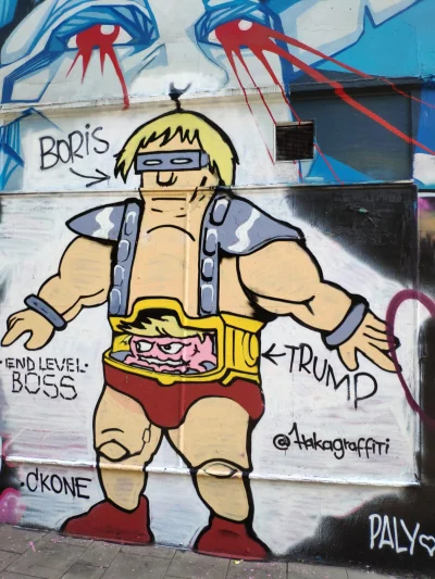 boolion - Mural w Bristolu
#brexit #graffiti #mural #krang