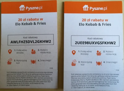 nohtyp_ - Pyszne dwa kody do dziś, pozdr

#krakow #pysznepl #rozdajo 

Napiszcie żeby...