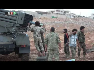 s.....1 - Nowiutki szczurzy BM-21 GRAD n--------a po rządowych w Mallah 
#syria #bit...