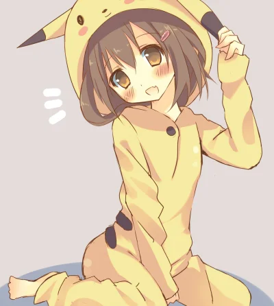 BlueFeather - #randomanimeshit #pokemon #kantaicollection #pikachu #ikazuchi