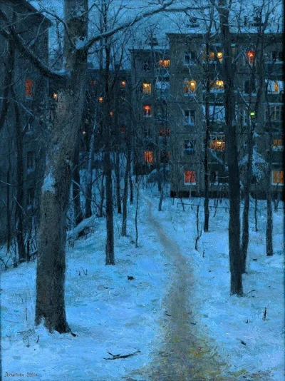 panidoktorodarszeniku - Evgeny Lushpin
Twilight, 2000, olej na płótnie_
#malarstwo ...