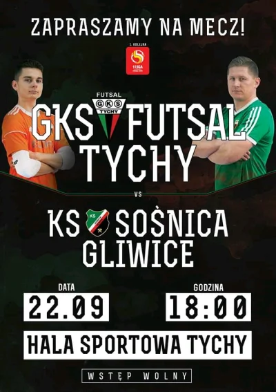 s.....0 - Zapraszam na mecz 1 Ligi Futsalu :)
Kibice gości zapowiedzieli przyjazd :)...