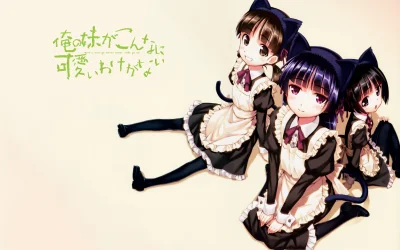 z.....s - #randomanimeshit #oreimo #maid #kuroneko @BlackReven #hinatagokou #tamakigo...