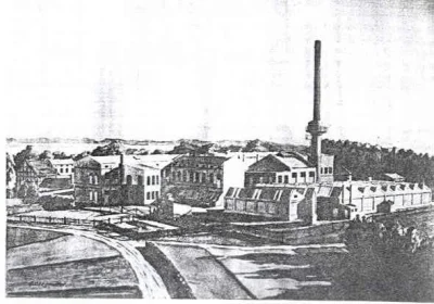 xvovx - Sianów - fabryka zapałek, około 1930 roku.
#xvovxpomorze #starezdjecia #sian...