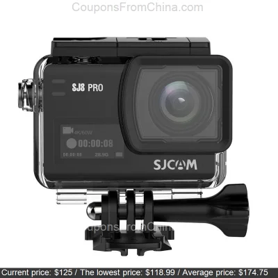 n____S - SJCAM SJ8 Pro Action Camera Black Full - Banggood 
Cena: $125.00 (477.80 zł...