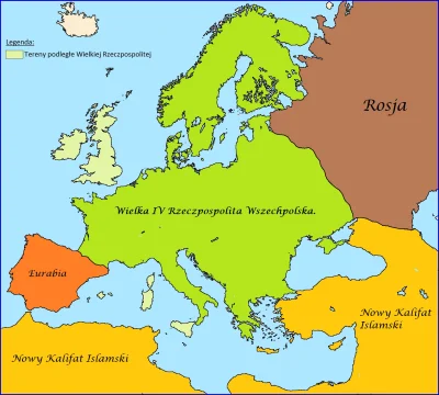 FightMaker - Mapa przedstawiająca Polskę w roku 2022 w związku z ostatnimi wydarzenia...