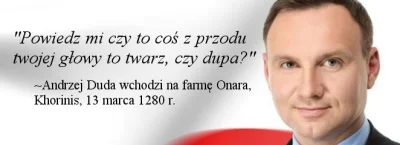 Koreon - Andrzej Duda - twój kandydat na wybrańca.
#cenzoduda #duda #heheszki #humor...
