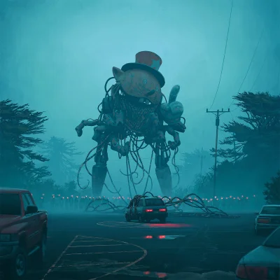 L.....t - #digitalpainting #scifiart #simonstalenhag