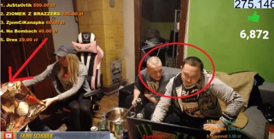 PandzoPandzo - Reakcja baobaba i tucznika kiedy pani gosia rzyga i narzeka na bóle br...