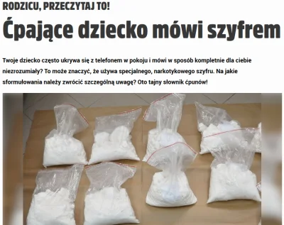 m0rdeczka - Artykuł o slangu narkomanów!
SPOILER