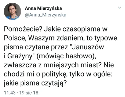 adam-nowakowski - Czytaj: Jakie czasopisma czyta motłoch i tłuszcza z "Polski C"?

...