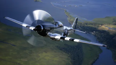 t.....m - Piękny pokaz jednego z najlepszych myśliwców II wojny światowej - North Ame...