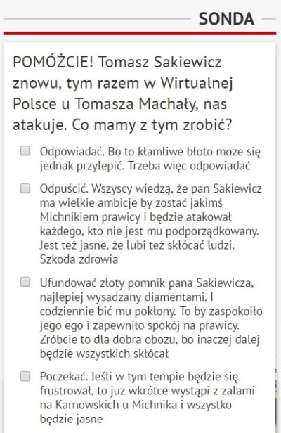 n.....o - Kolejny genialny sondaż #wpolityce. Tym razem na patelni środowisko GP ( ͡°...